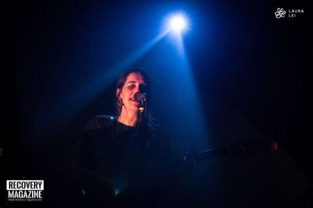 Eefje de Visser smiling during a concert in Bologna, Italy